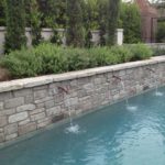 Custom Pool Water Feature