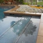 Custom Pool with Short Shrubs