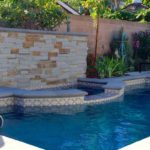 Custom Pool with Stone Details