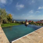 Custom Pool with Ocean View and Succulents