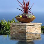 Succulent Pot Design over Pool